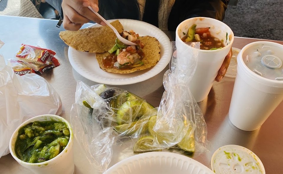 Tostada De Camaron