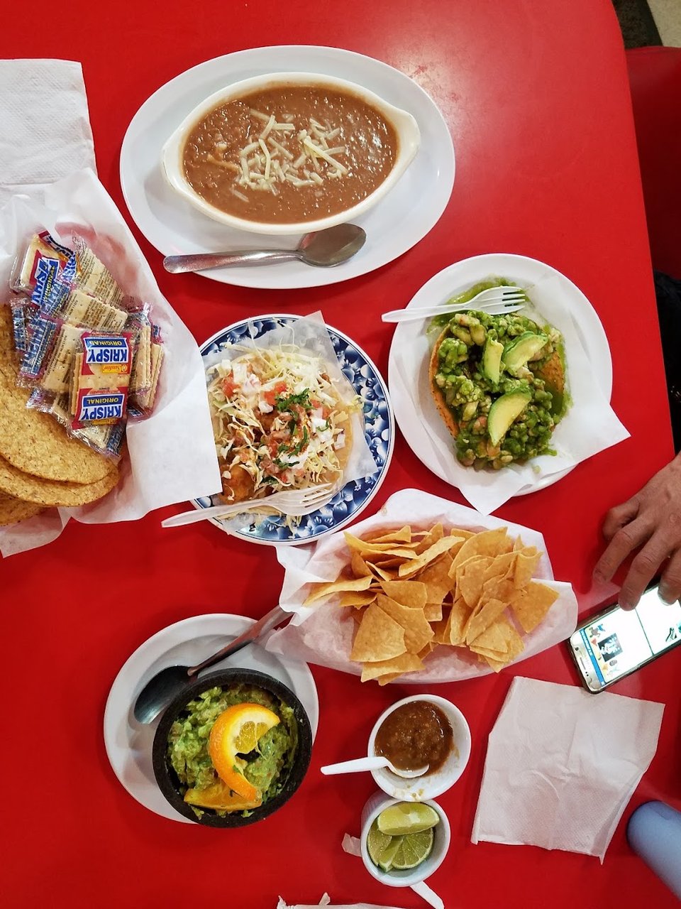 Beans and Chips and Guacamole